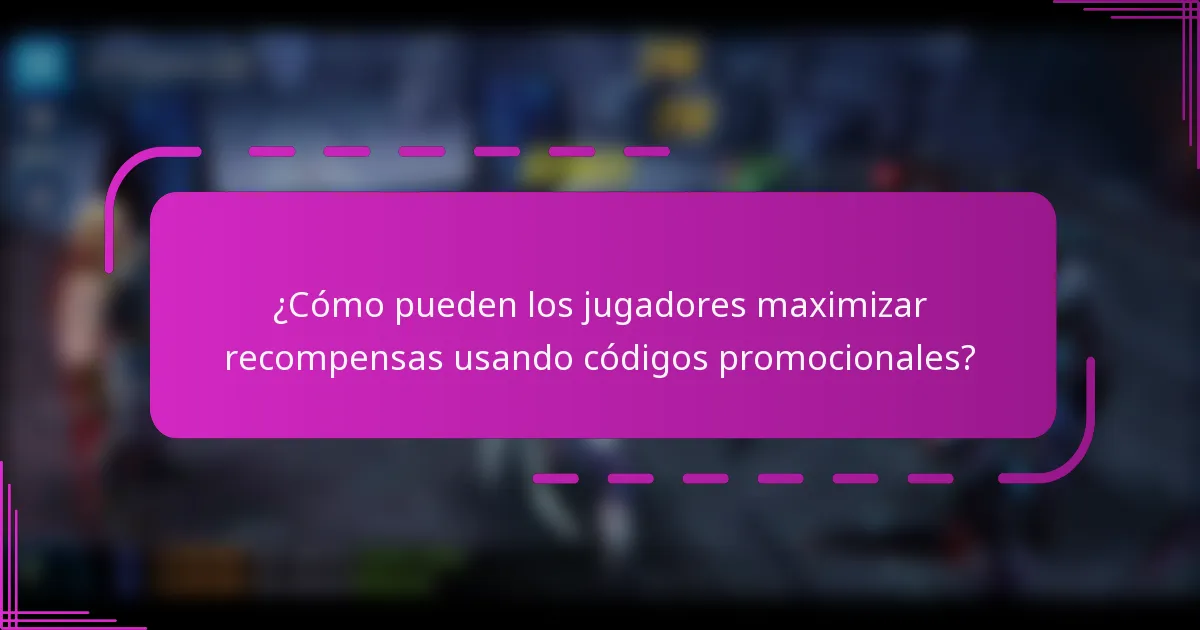 ¿Cómo pueden los jugadores maximizar recompensas usando códigos promocionales?